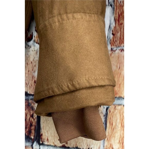 Zero Restriction ZR Men’s Large Brown Microsuede Golf Sweater Pullover Jacket - Picture 4 of 5